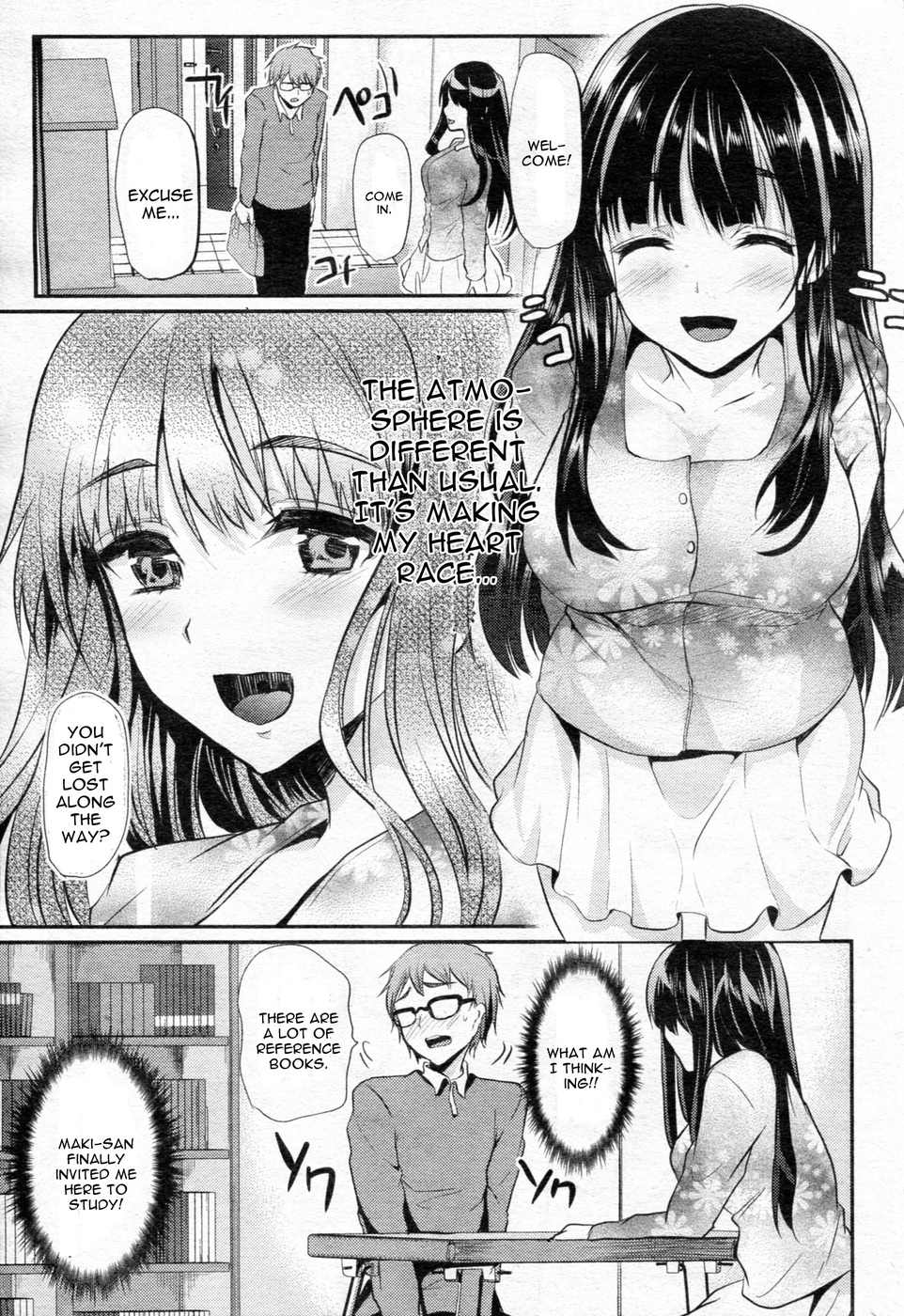 Hentai Manga Comic-Mushaburi Learning - Let's Study Penis-Read-3